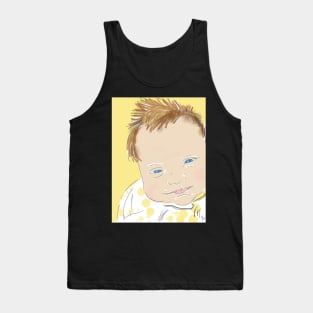 Sweet Smiling Baby Face Tank Top